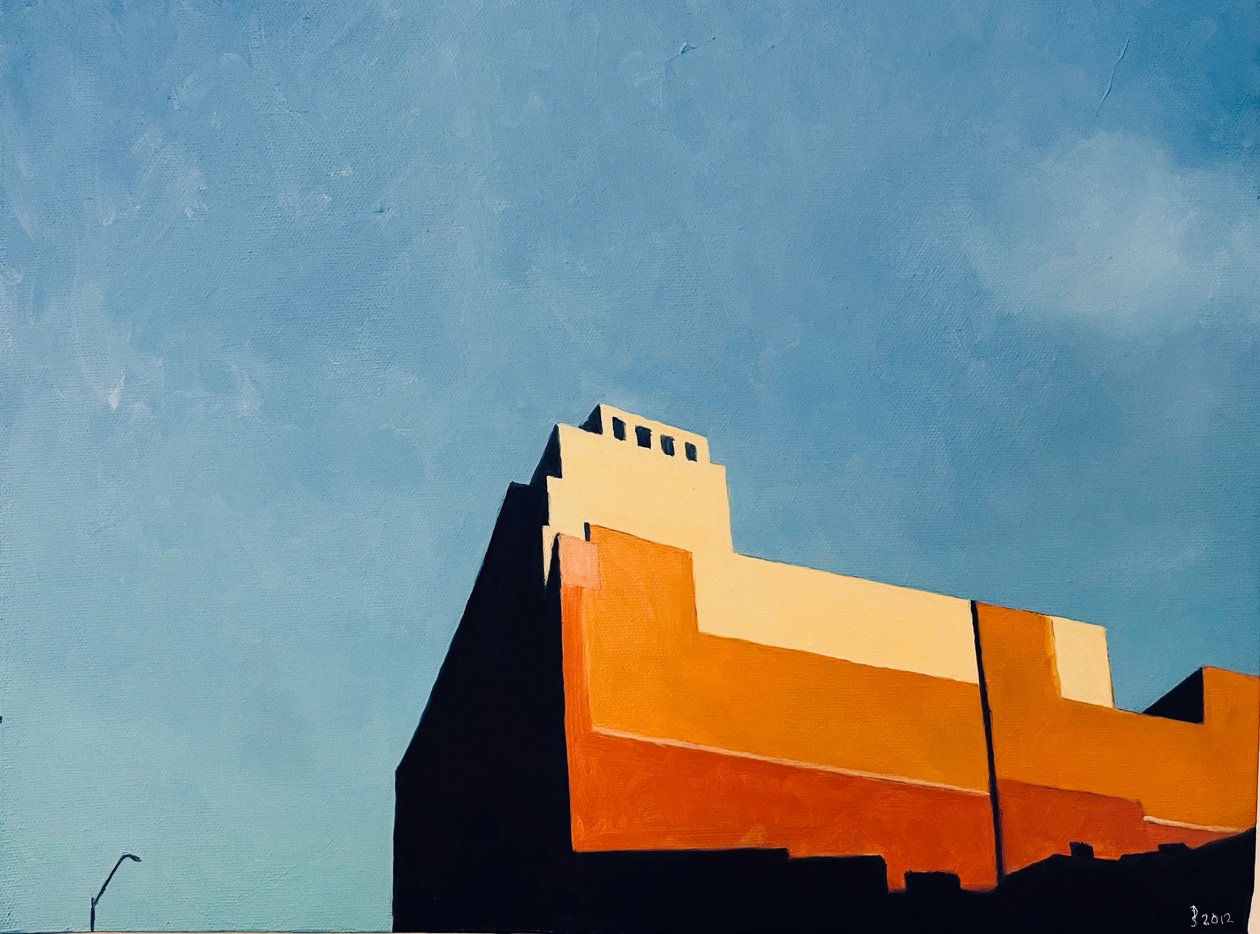 In The Navy Yard, 2012 (olie på lærred) af Deborah Stevenson