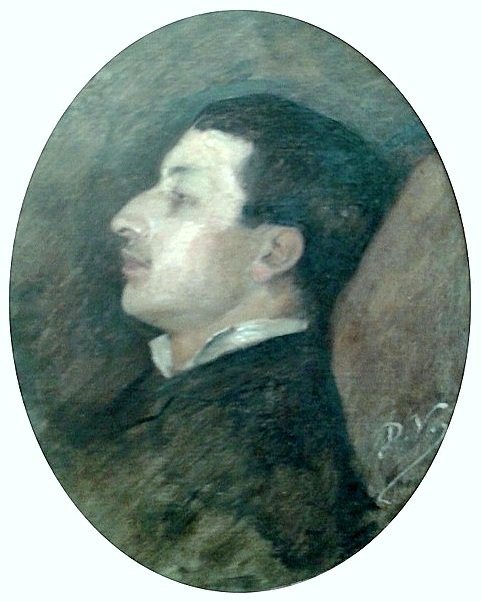 Portræt af maleren Rodolfo Amoedo af Decio Villares