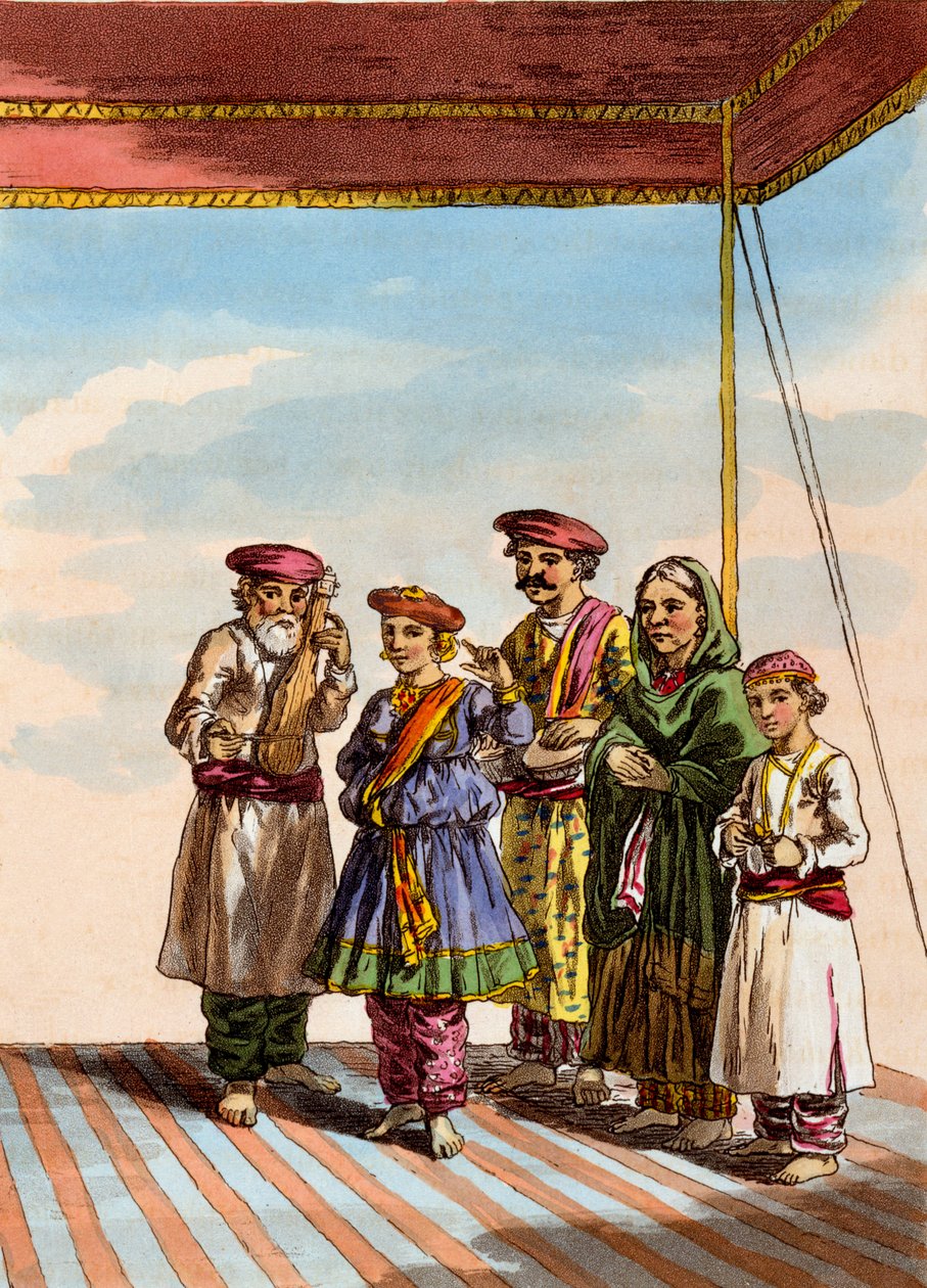 En pige, der danser Kuharwa, fra 