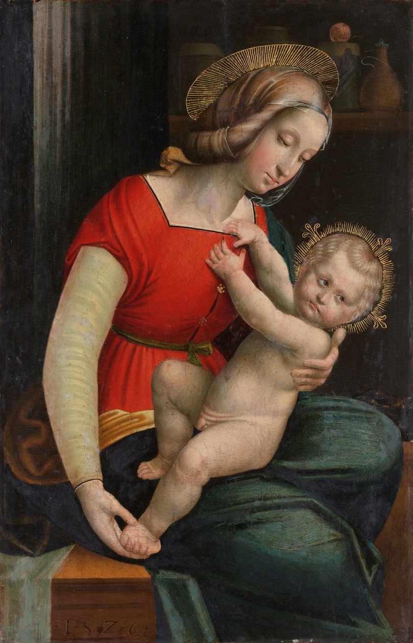 Madonna og barn af Defendente Ferrari