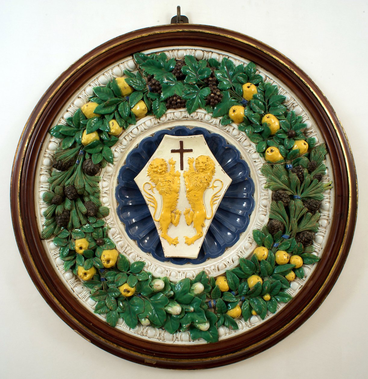 Våbenskjold fra Lotteringhi della Stufas familie af Della Robbia (workshop of)
