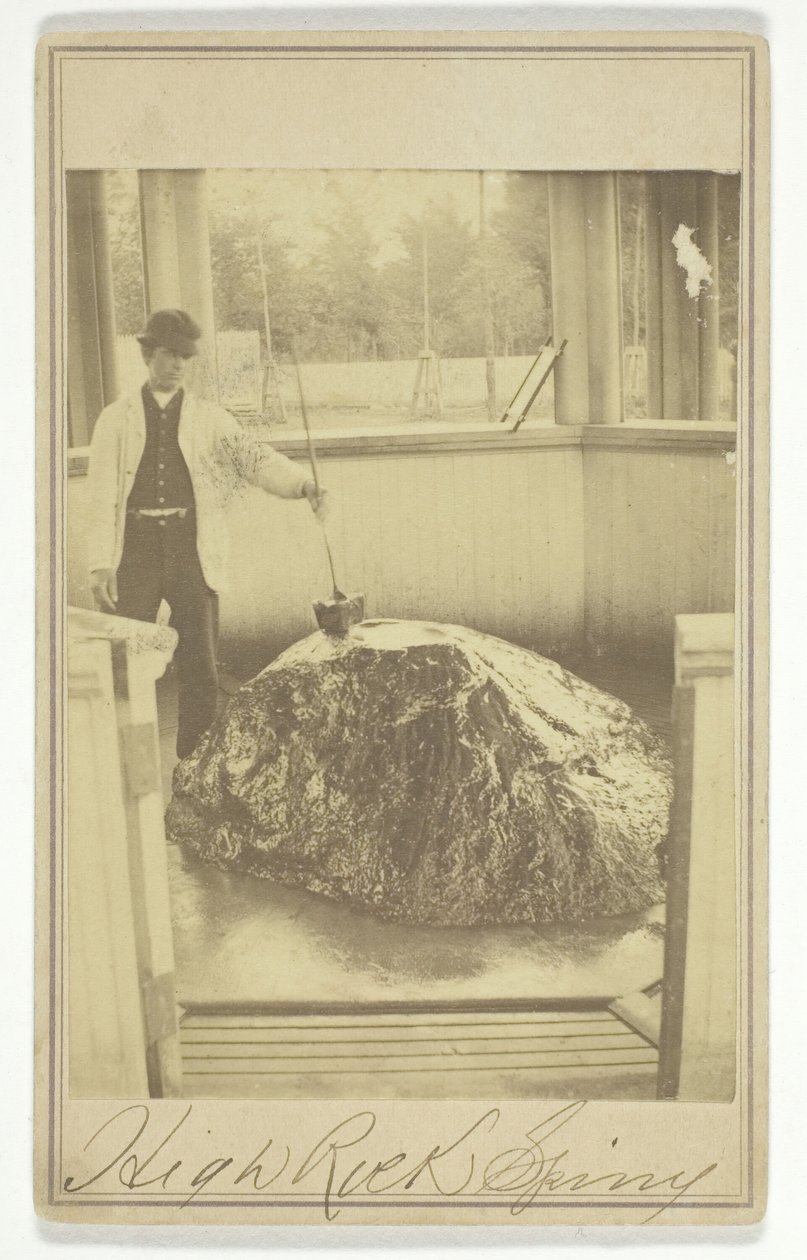 High Rock Spring, ca. 1865. af Deloss Barnum