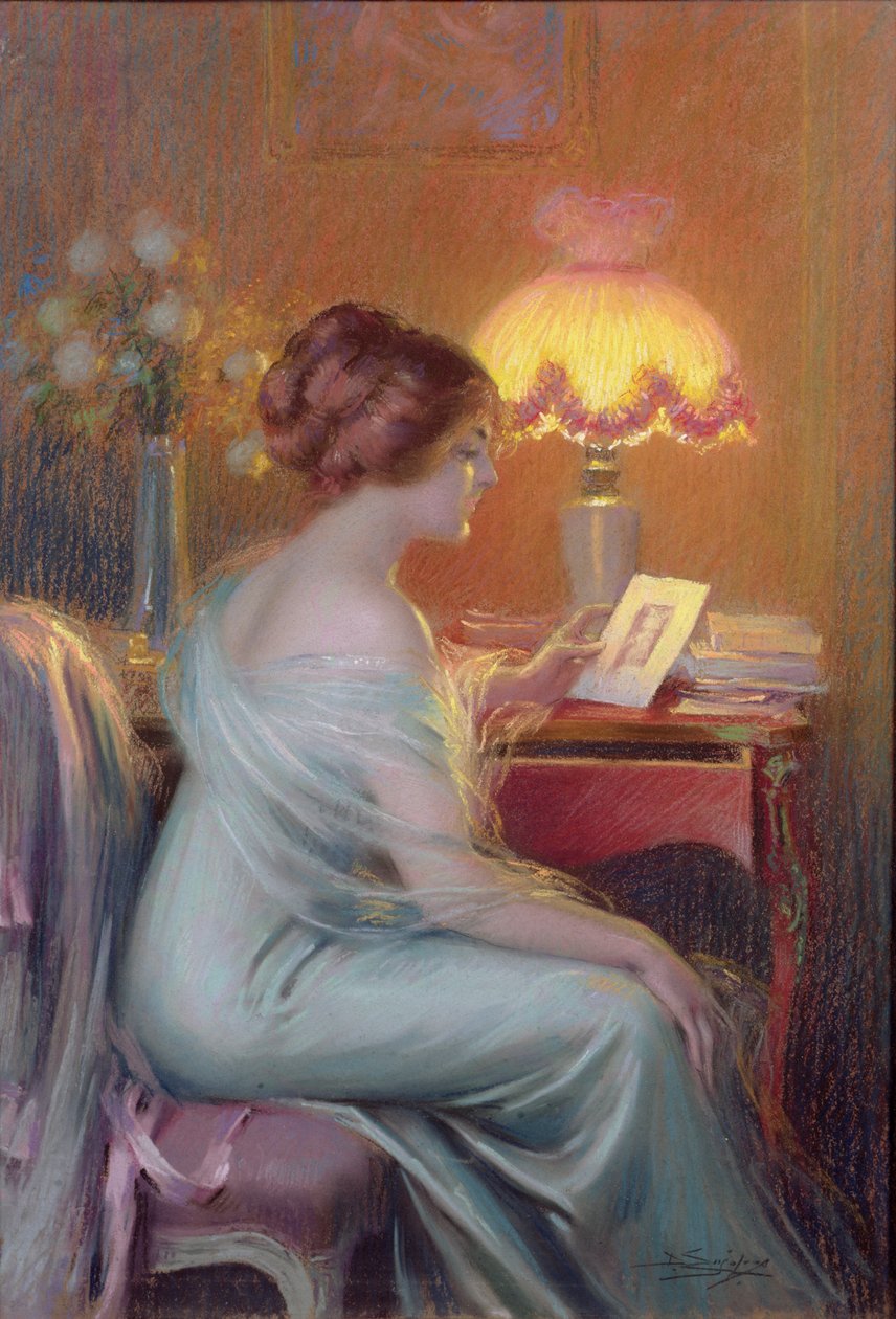 Erindringer (farvepastel på papir) af Delphin Enjolras