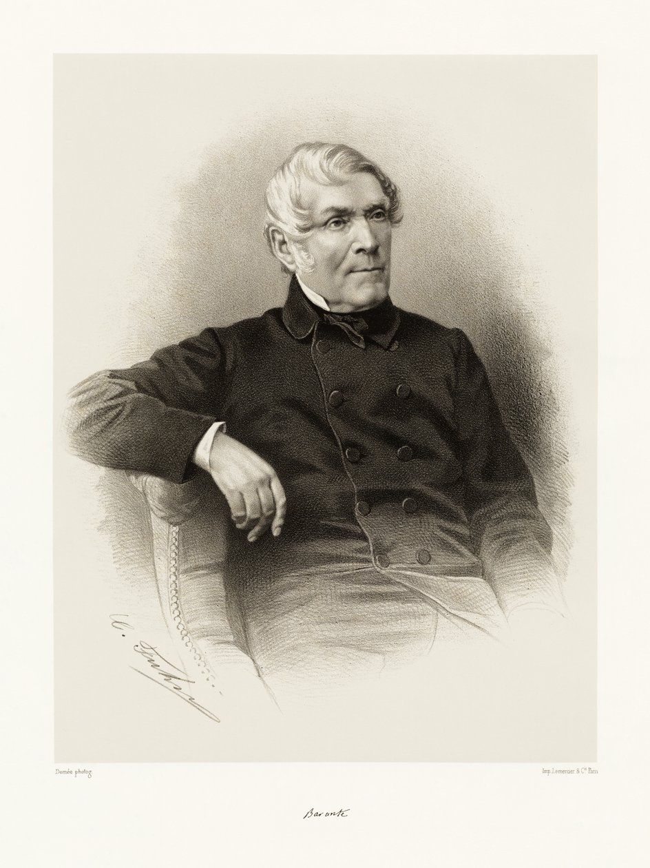 Amable Guillaume Prosper Brugière, Baron de Barante, 1865-66 af Demee