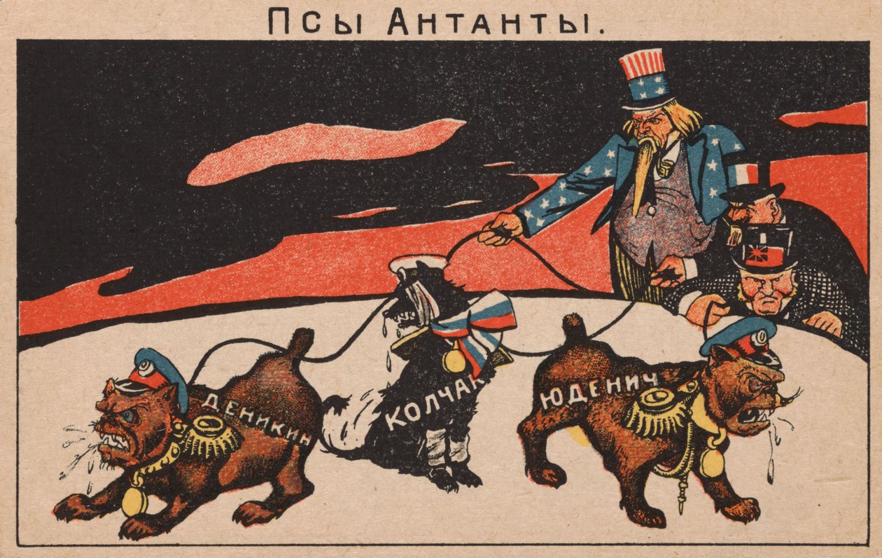 Ententens hunde: Denikin, Kolchak, Yudenich, 1919. af Deni
