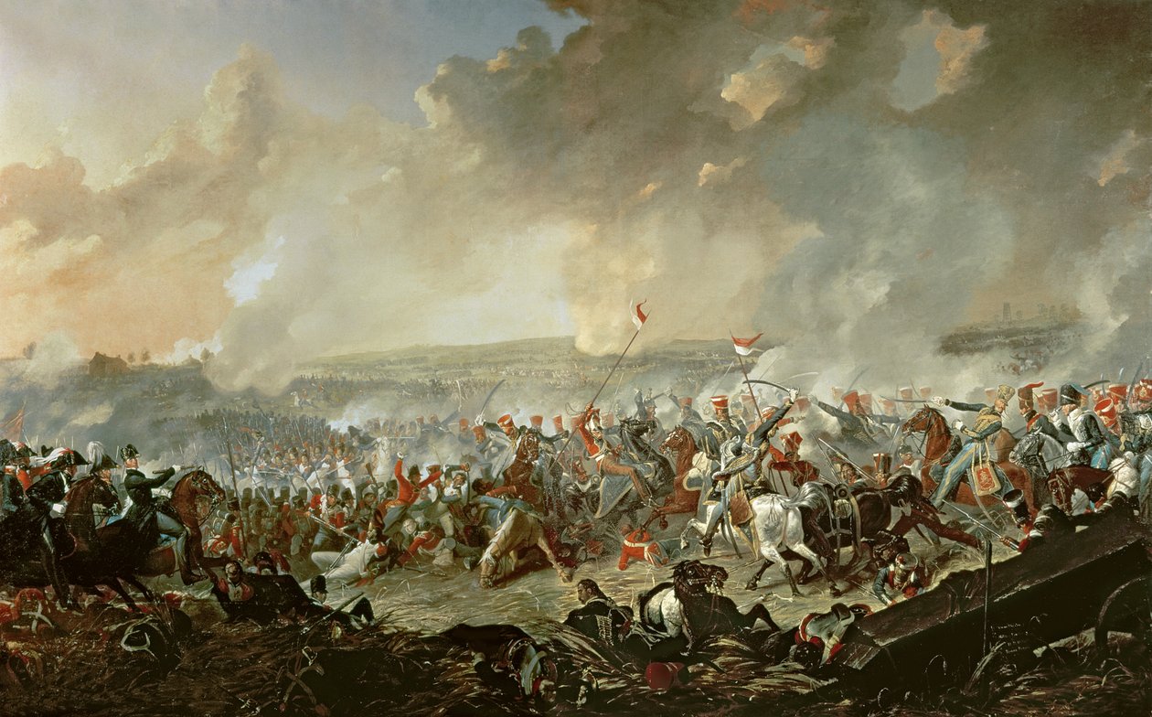 Slaget ved Waterloo, 18. juni 1815 af Denis Dighton
