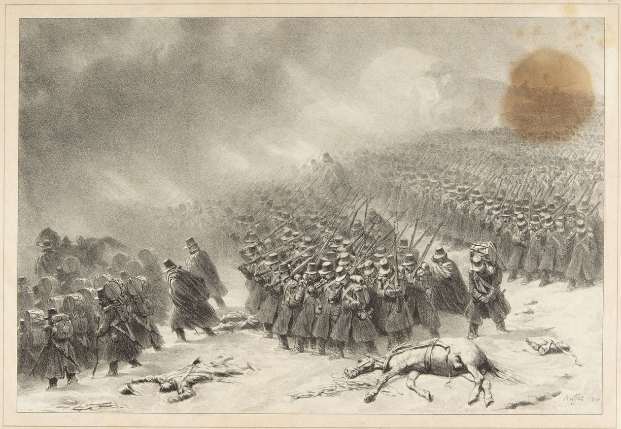 March mod Constantine af Denis-Auguste-Marie Raffet