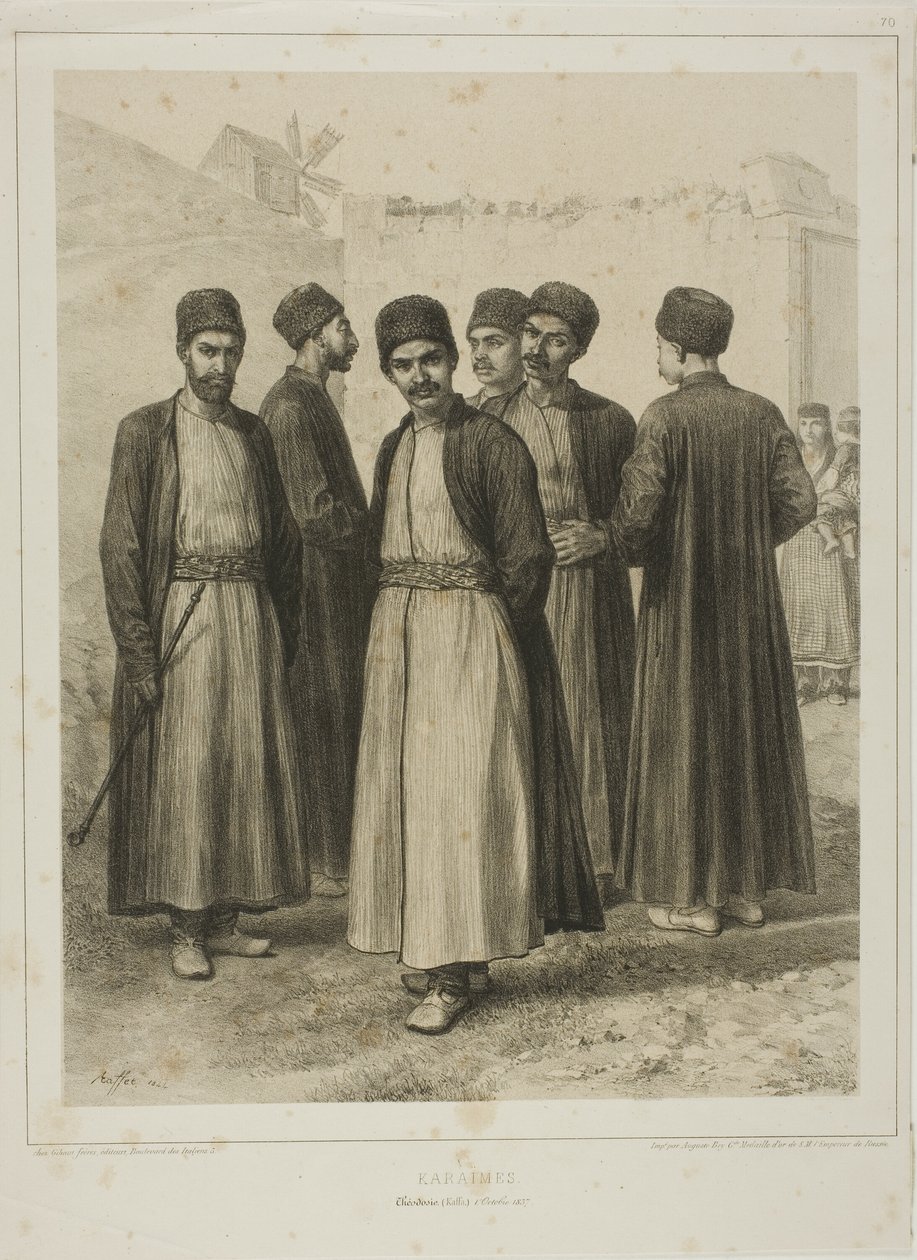 Karaimes, Theodosia, Kaffa, 1. oktober 1837 af Denis Auguste Marie Raffet