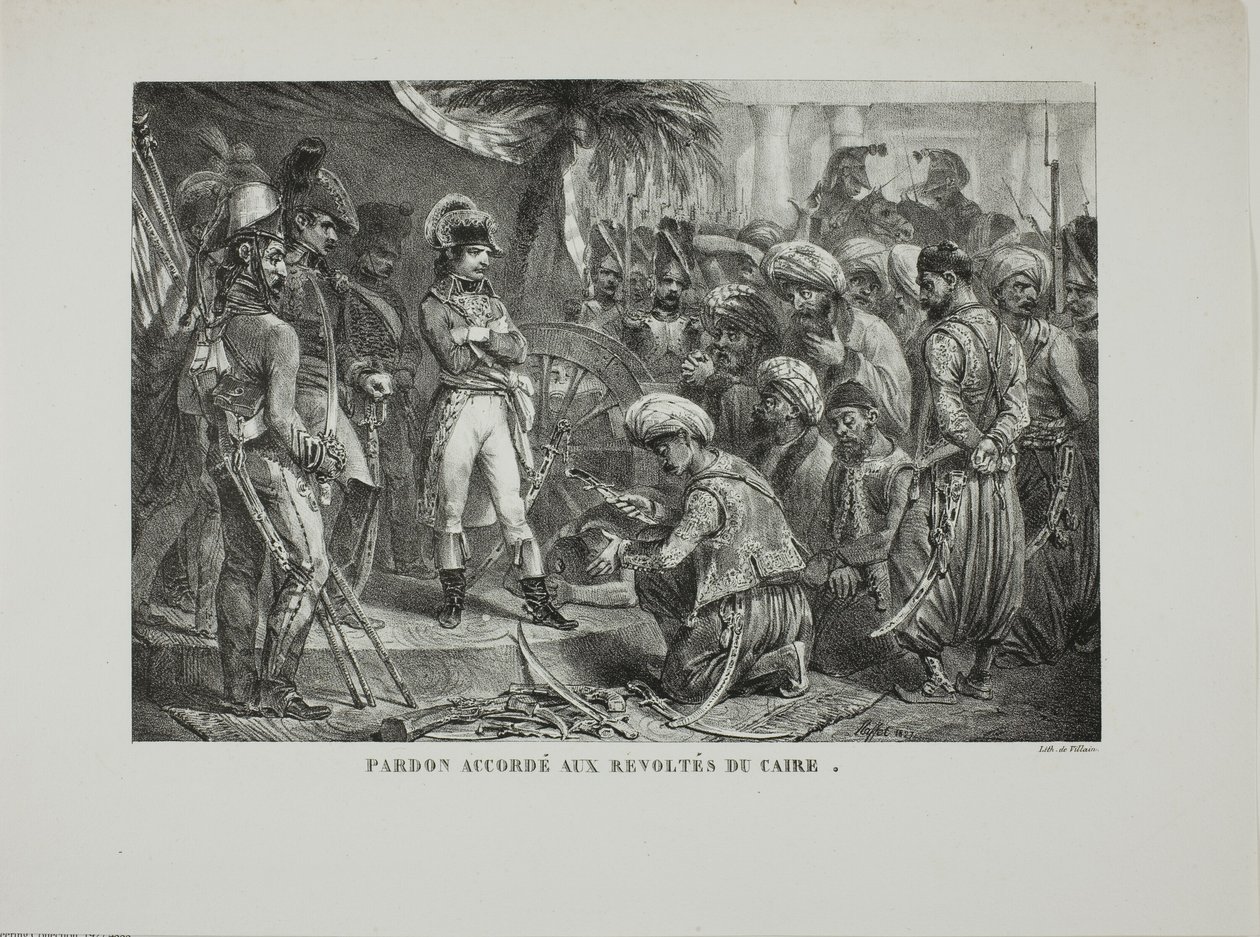 Benådning af Cairo-oprørerne af Denis Auguste Marie Raffet