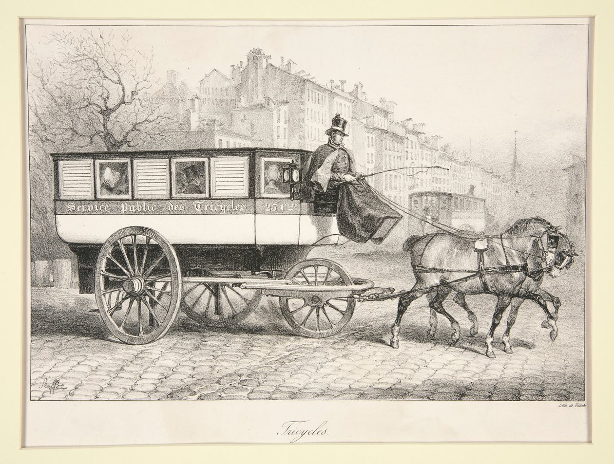 Trehjulede cykler af Denis Auguste Marie Raffet