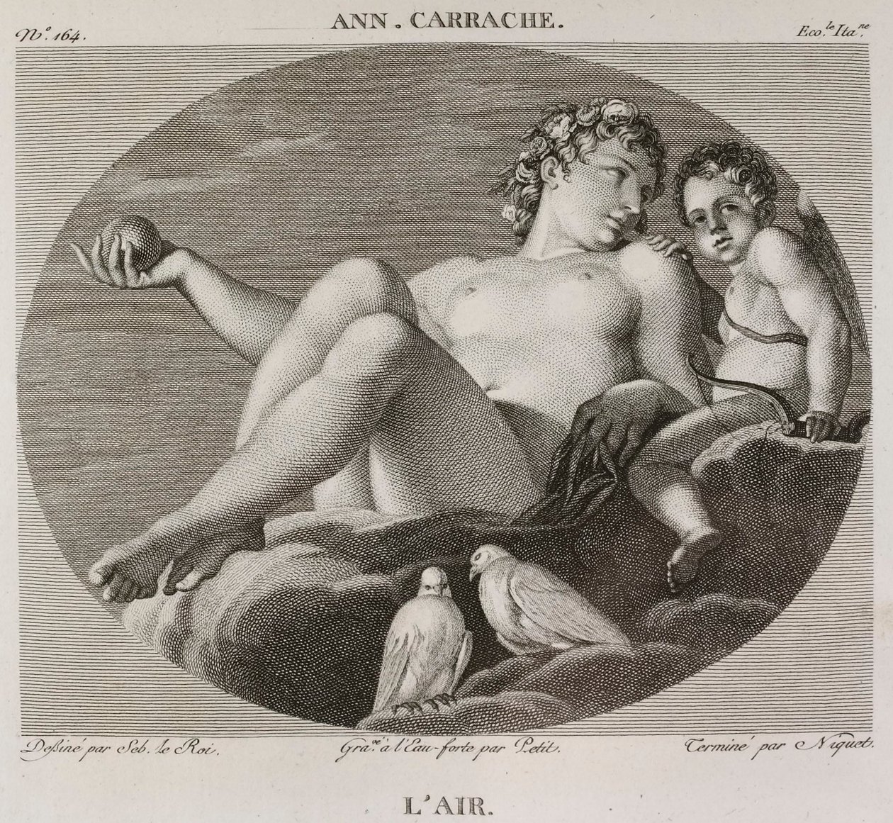 Denis-Sébastien Leroy, Petit og Niquet - Luften, efter Annibale Carrache - 1802-1815 af Denis Sebastien Leroy