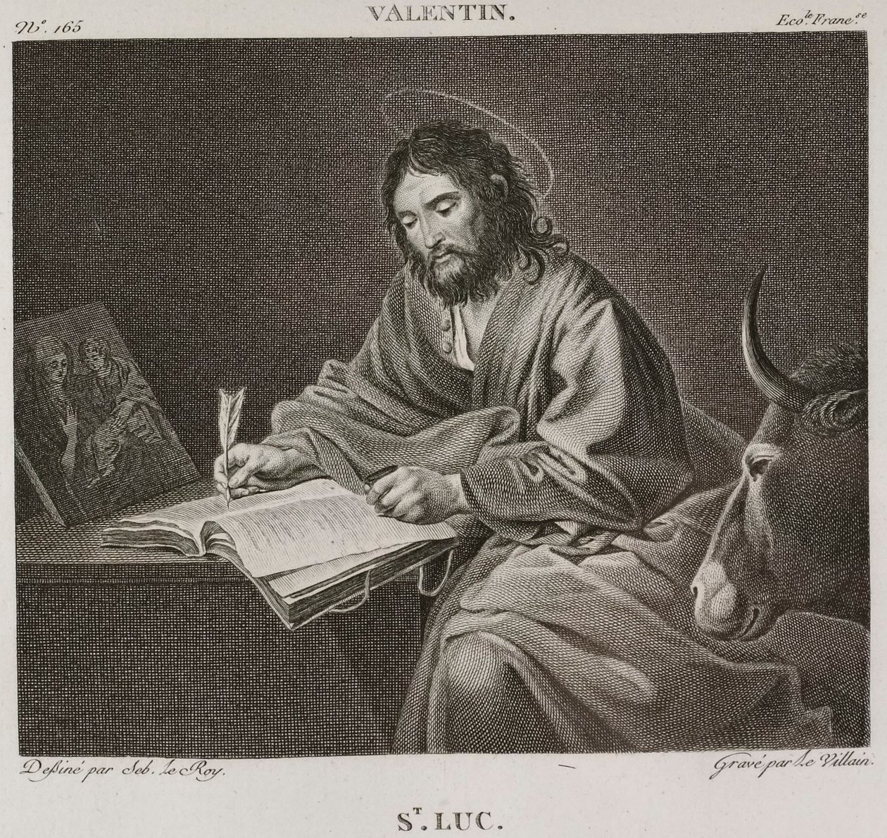 Denis-Sébastien Leroy et Petit - Sankt Lukas, efter Le Valentin - 1802-1815 af Denis Sebastien Leroy