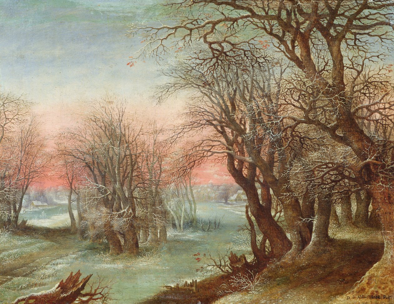 Vinterlandskab, 1610 af Denys van Alsloot