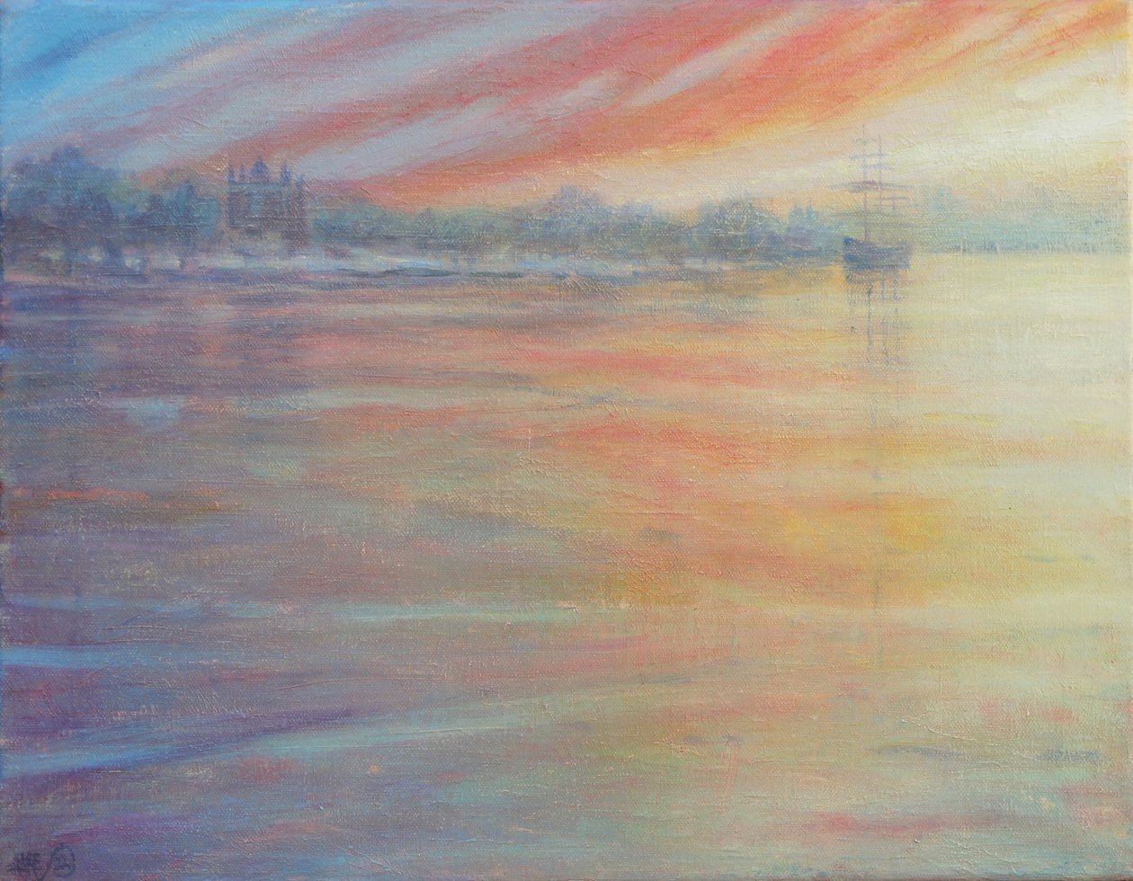 Af Chapman, Stockholm, 2022 (Oil on Canvas) af Derek Hare