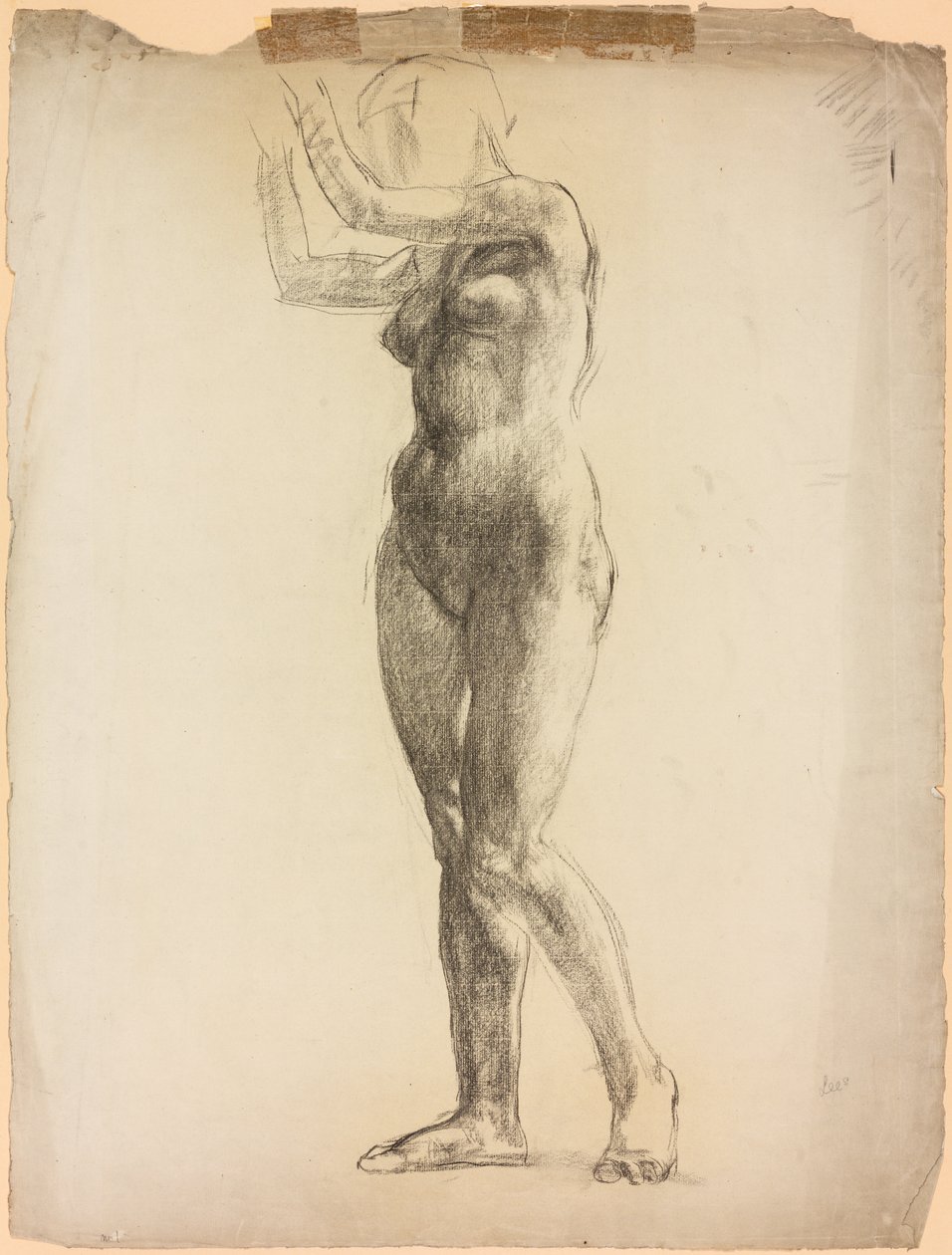 Et studie af en kvindelig figur af Derwent Lees