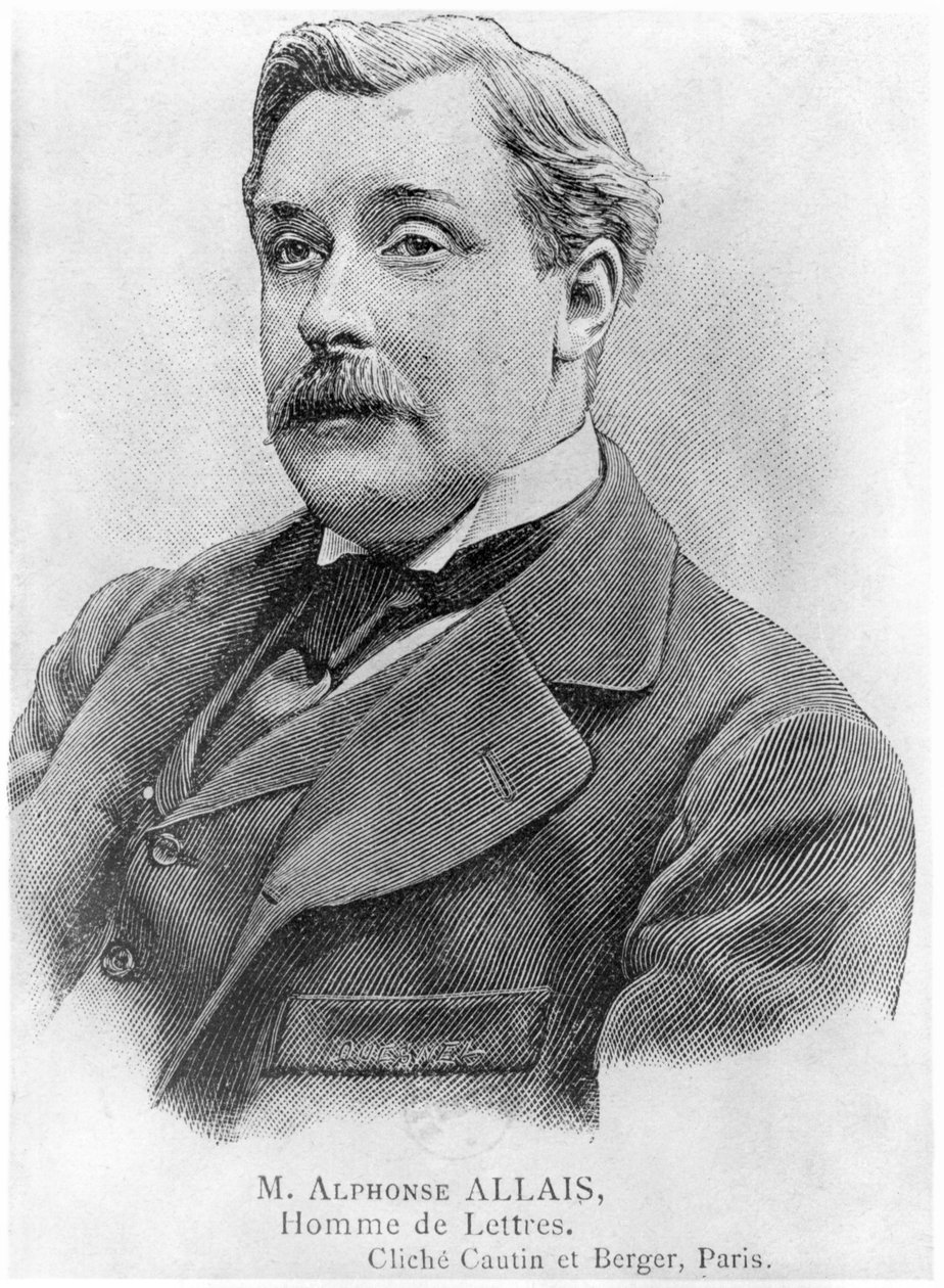 Alphonse Allais (1855-1905) sidst i det 19. århundrede af Desire Mathieu Quesnel