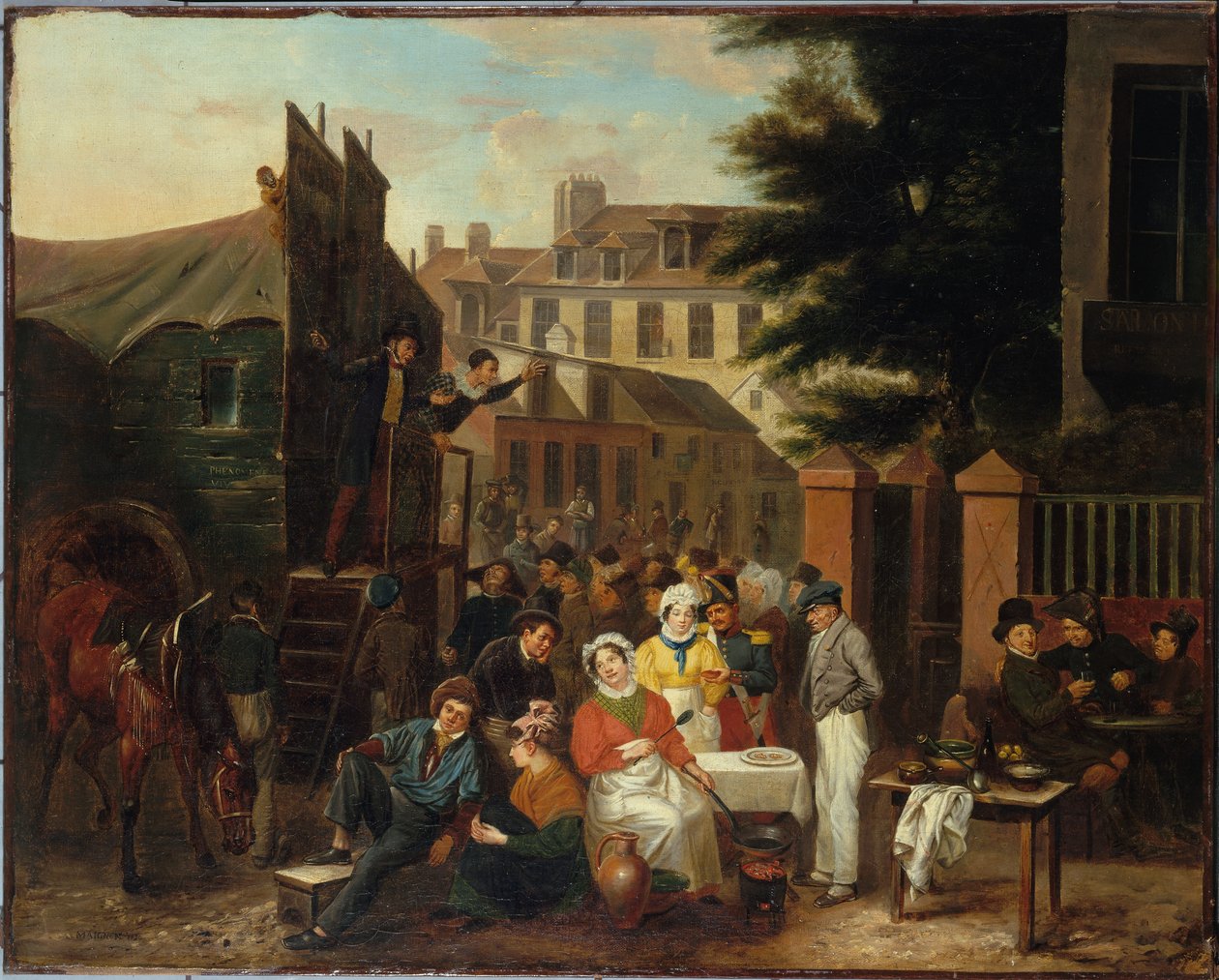 Fairground af Desire Adelaide Charles Maignen de Sainte Marie