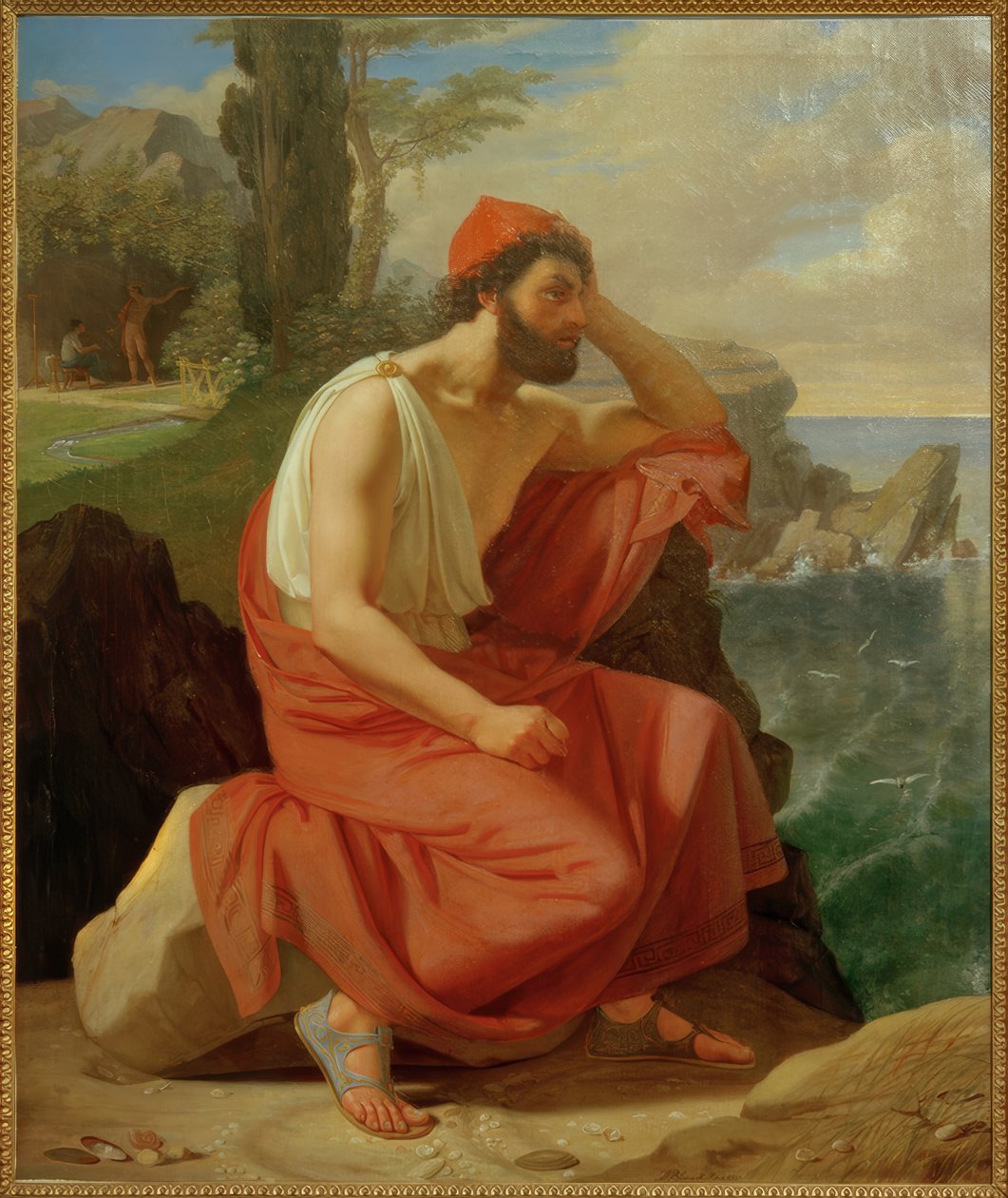 D.C.Blunck, Odysseus på øen Calypso af Detlev Konrad Blunck