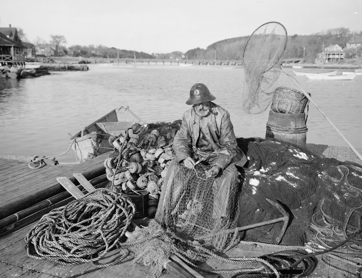 Gør sig klar til en rejse, ca. 1905 af Detroit Publishing Co.