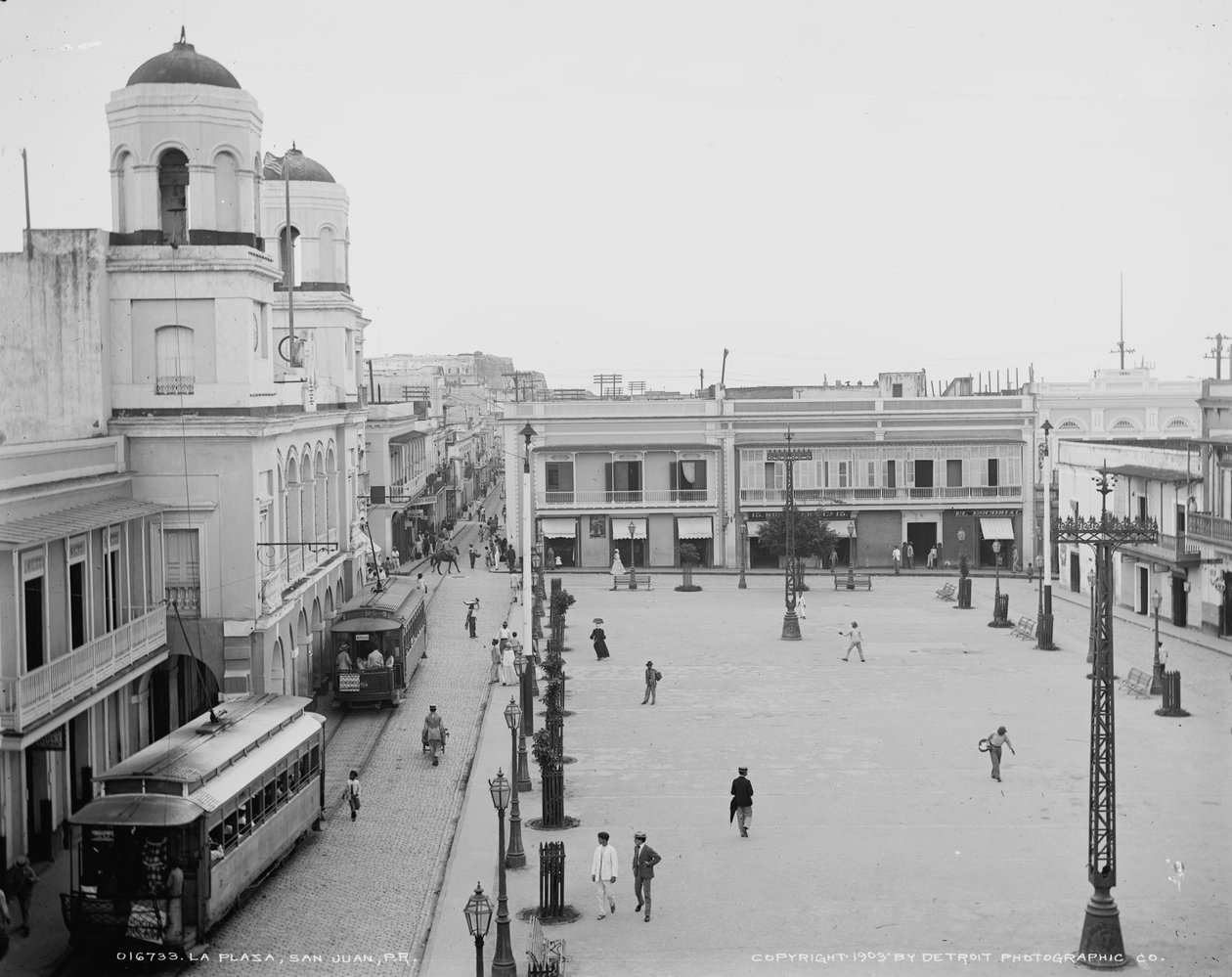 The Plaza, San Juan, Puerto Rico, ca. 1903 af Detroit Publishing Co.
