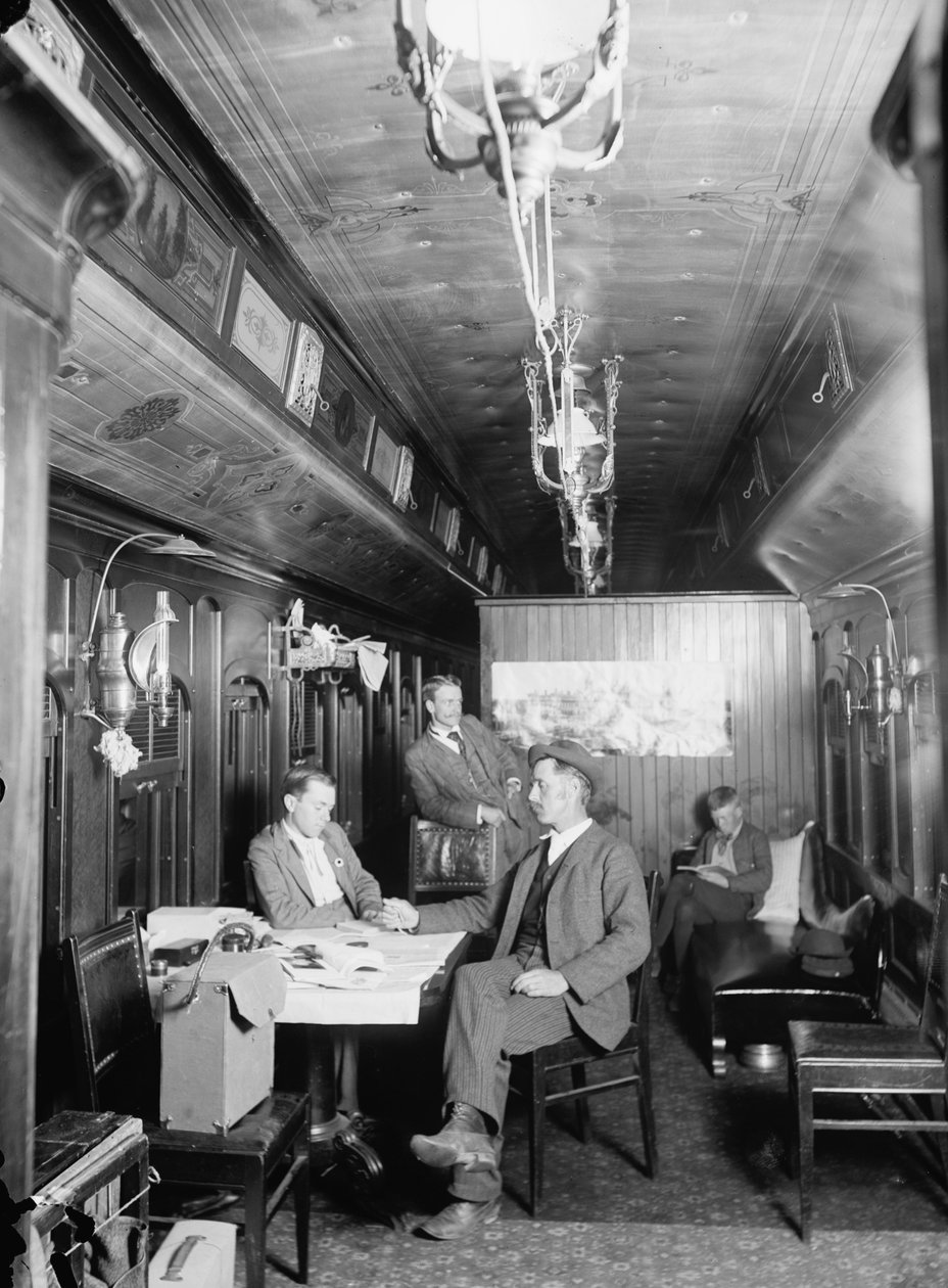 New York Central Railway (Railroad) fotografisk bil, ca. 1895-1915 af Detroit Publishing Co.