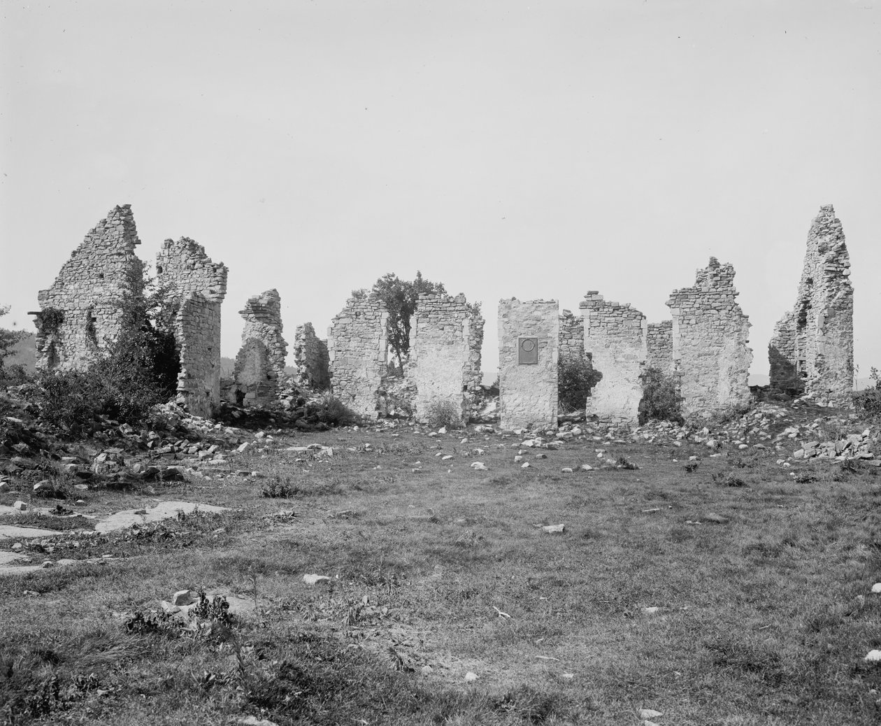 Ruinerne af Fort Ticonderoga, Lake Champlain, N.Y., ca. 1900-10 af Detroit Publishing Co.