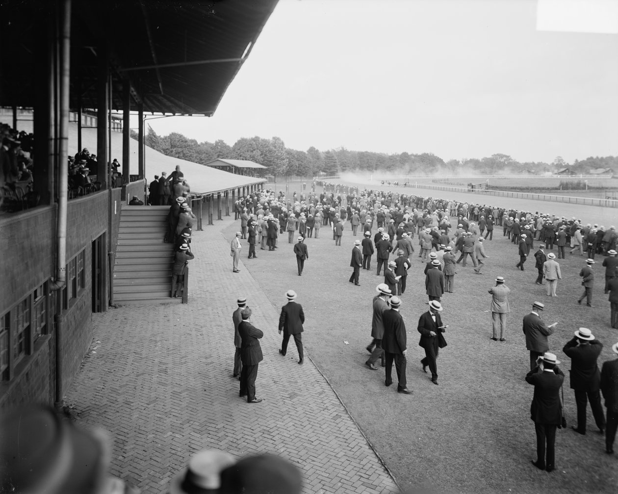 Saratoga racerbane, Saratoga Springs, N.Y., ca. 1900-15 af Detroit Publishing Co.