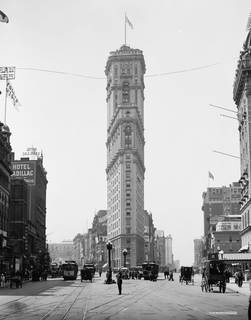 Times Building, New York, N.Y., ca. 1908 af Detroit Publishing Co.