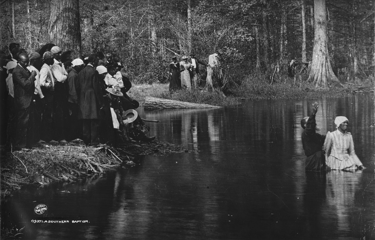 En sydlandsk dåb, Aiken af Detroit Publishing Co.