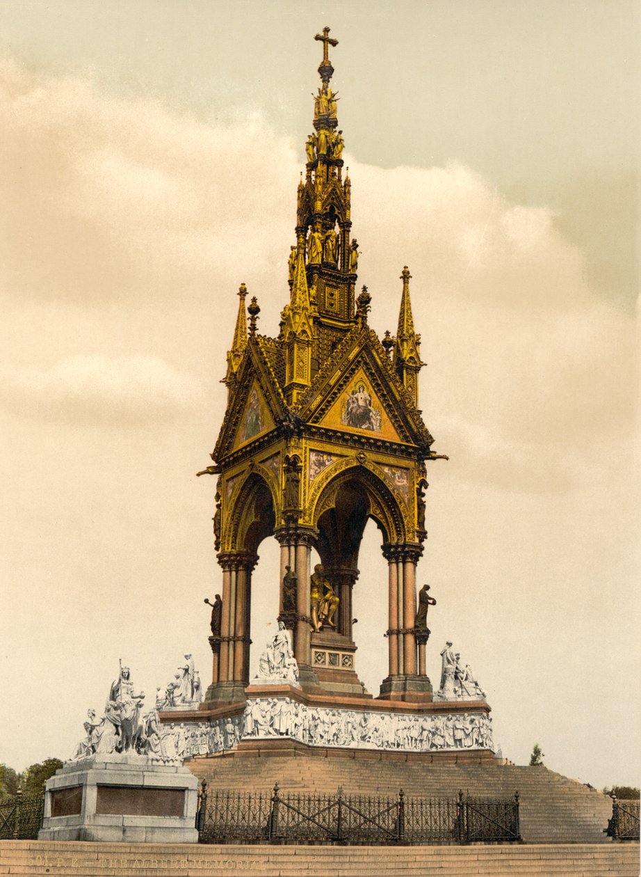 Albert Memorial, London, ca. 1890-1900 af Detroit Publishing Co.