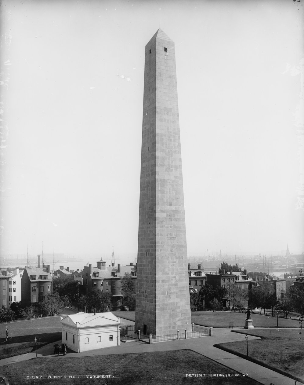 Bunker Hill Monument, Charlestown, Massachusetts, ca. 1890-99 af Detroit Publishing Co.