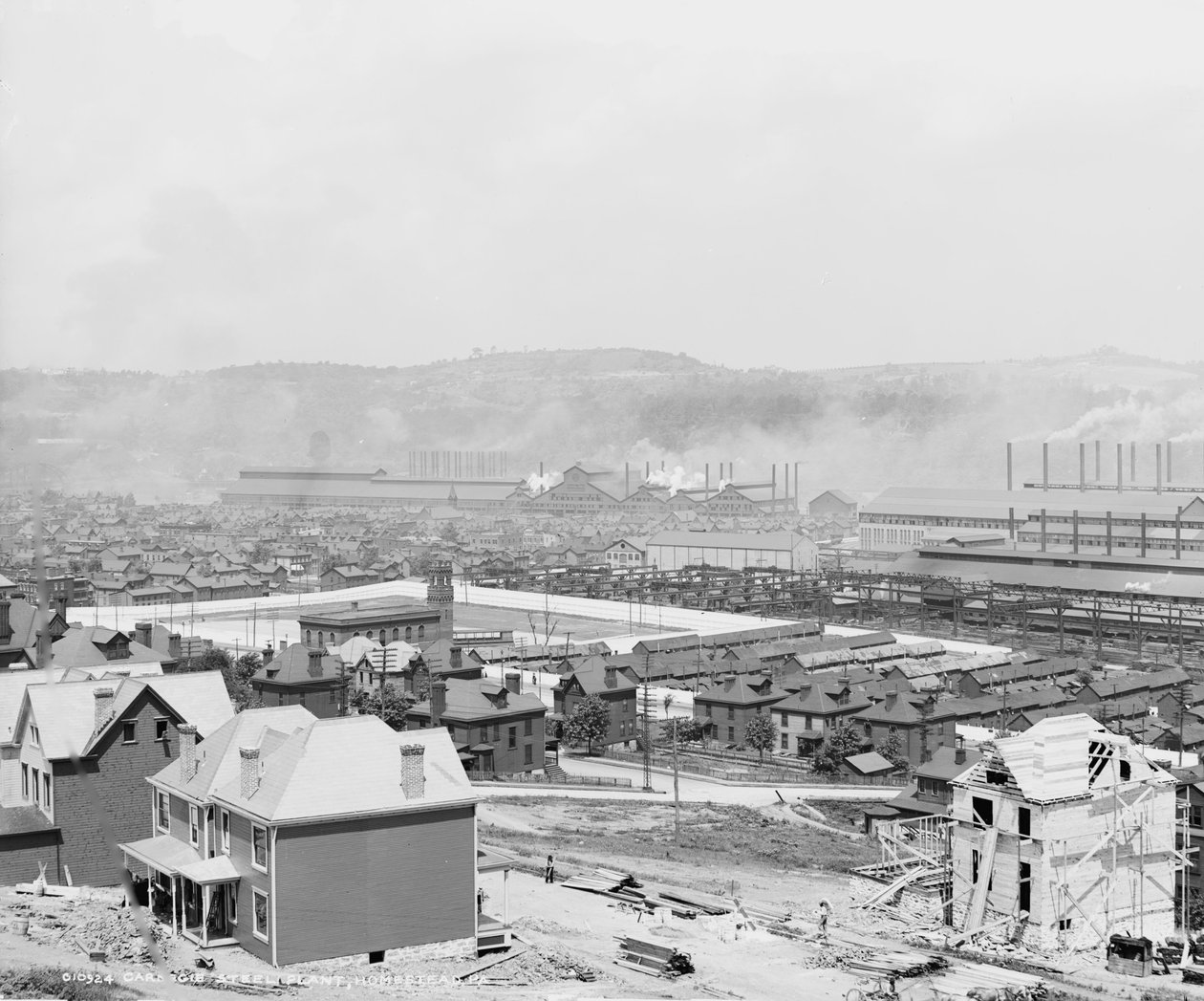 Carnegie Steel Plant, Homestead, Pennsylvania, ca. 1905 af Detroit Publishing Co.