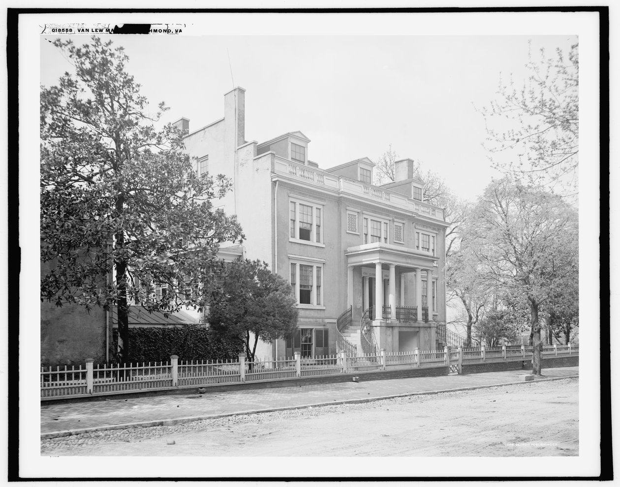 Elizabeth Van Lew palæ, Richmond, VA, før 1911 (s/h-foto) af Detroit Publishing Co.