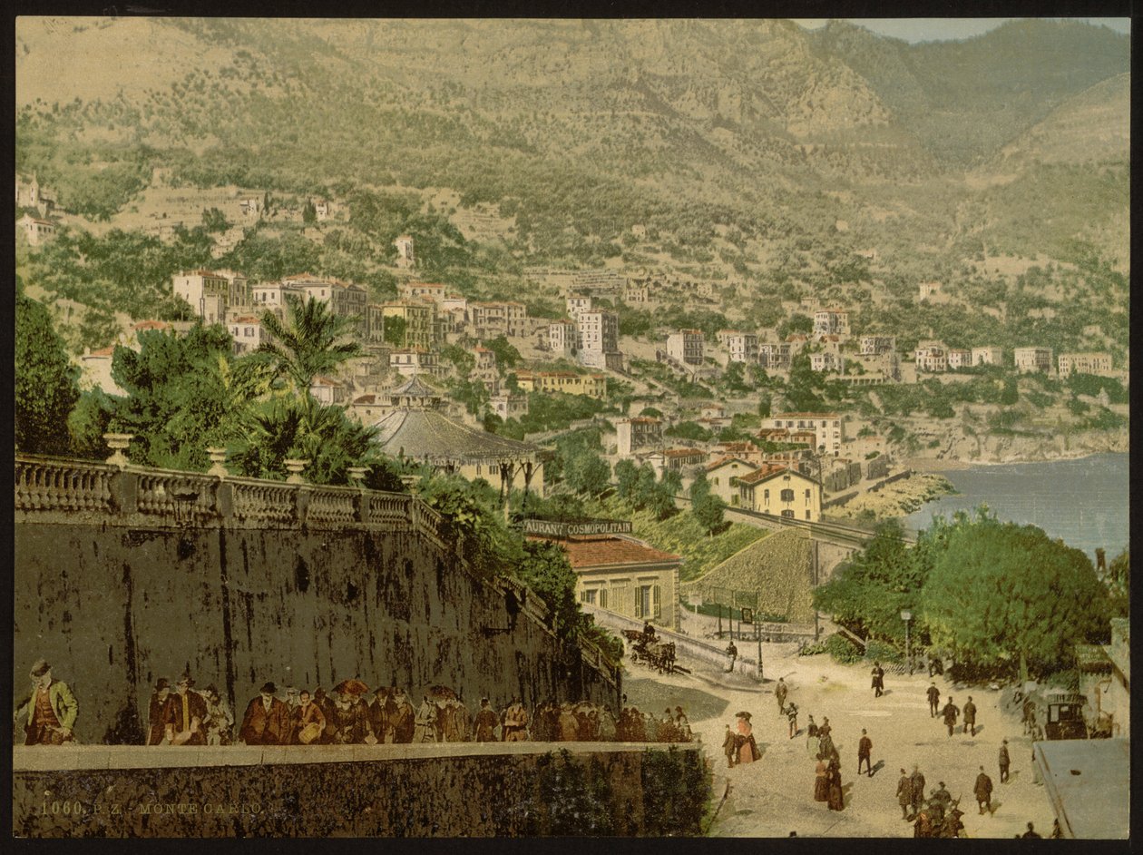 Generel udsigt, Monte Carlo, Riviera, Monaco af Detroit Publishing Co.