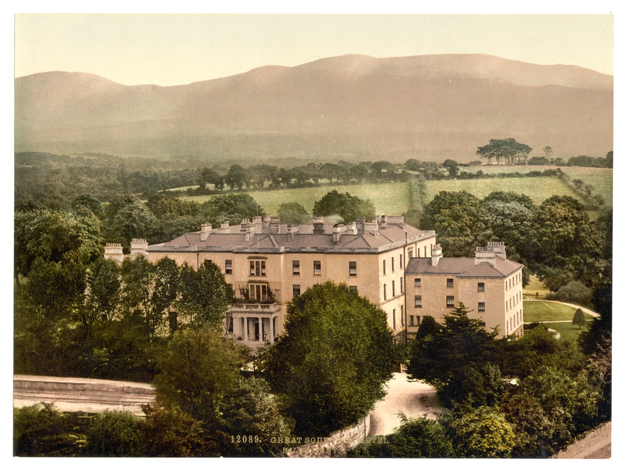 Great Southern Hotel, Killarney. County Kerry, Irland, ca. 1890-1900 (fotokrom) af Detroit Publishing Co.