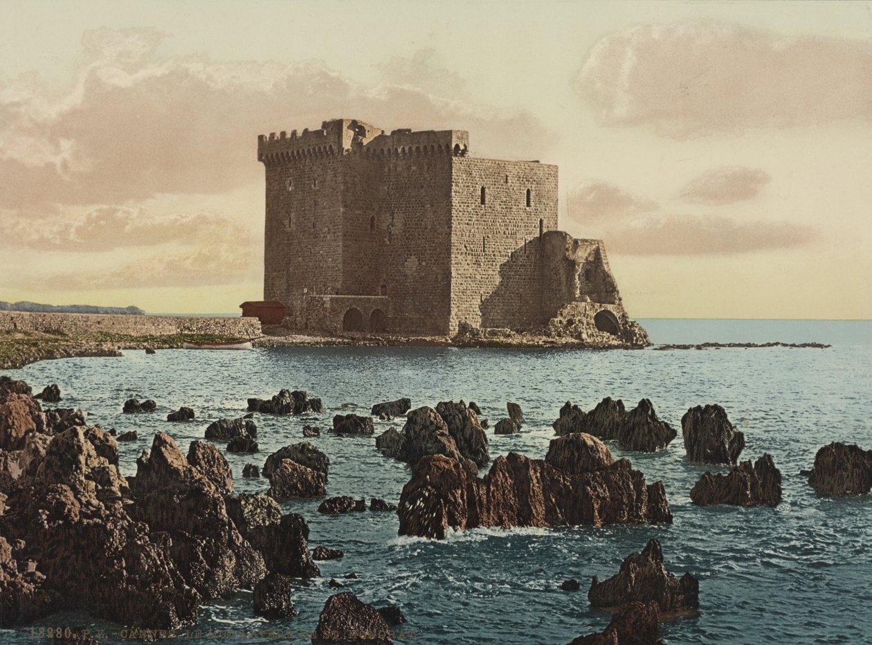 Klosteret St. Honorat i Cannes, ca. 1900 af Detroit Publishing Co.