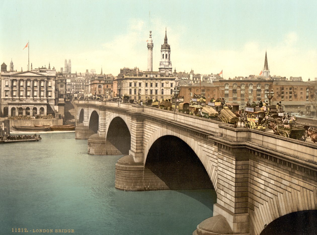 London Bridge, ca. 1890-1900 af Detroit Publishing Co.