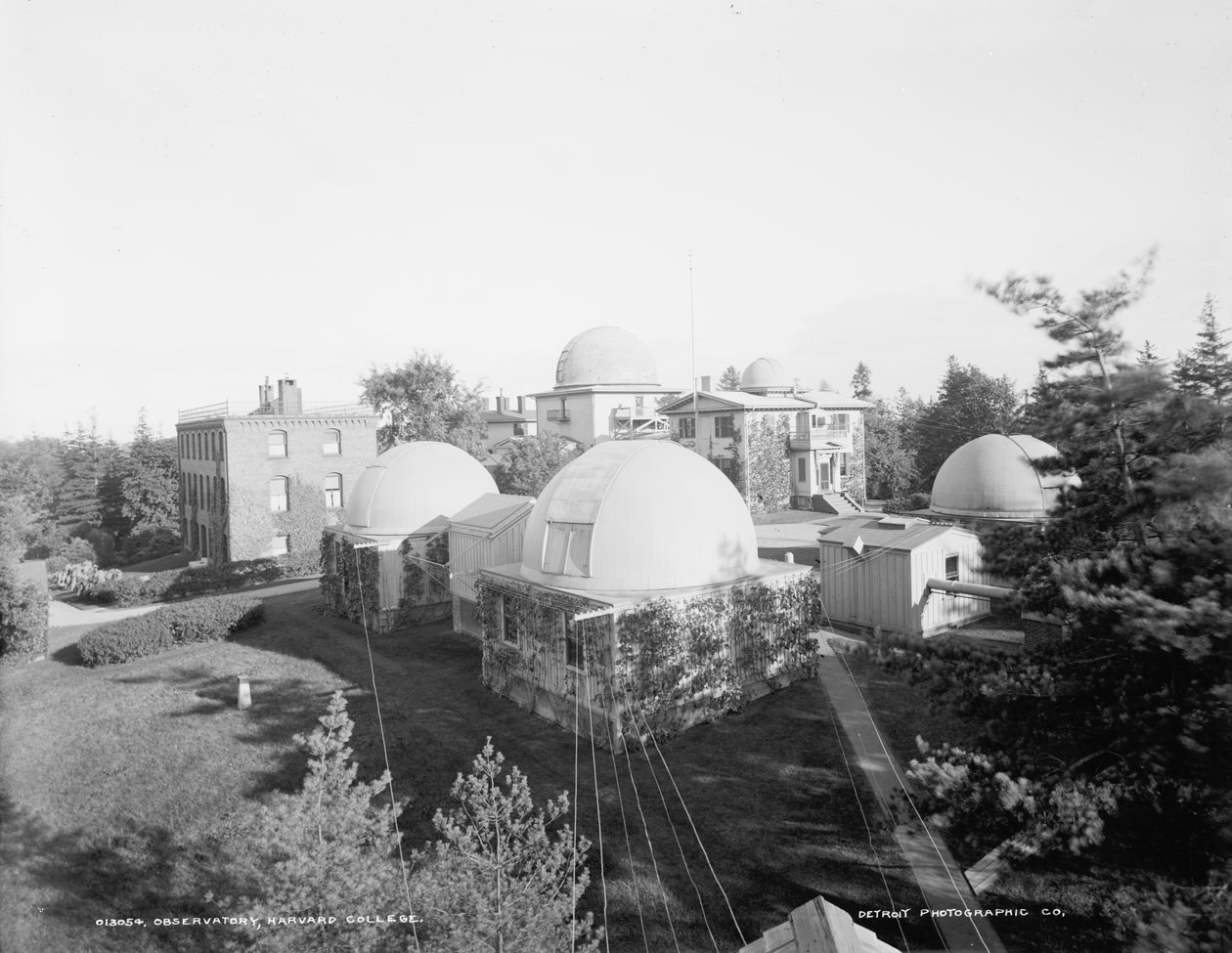Observatory, Harvard College, ca. 1900 (s/h-foto) af Detroit Publishing Co.
