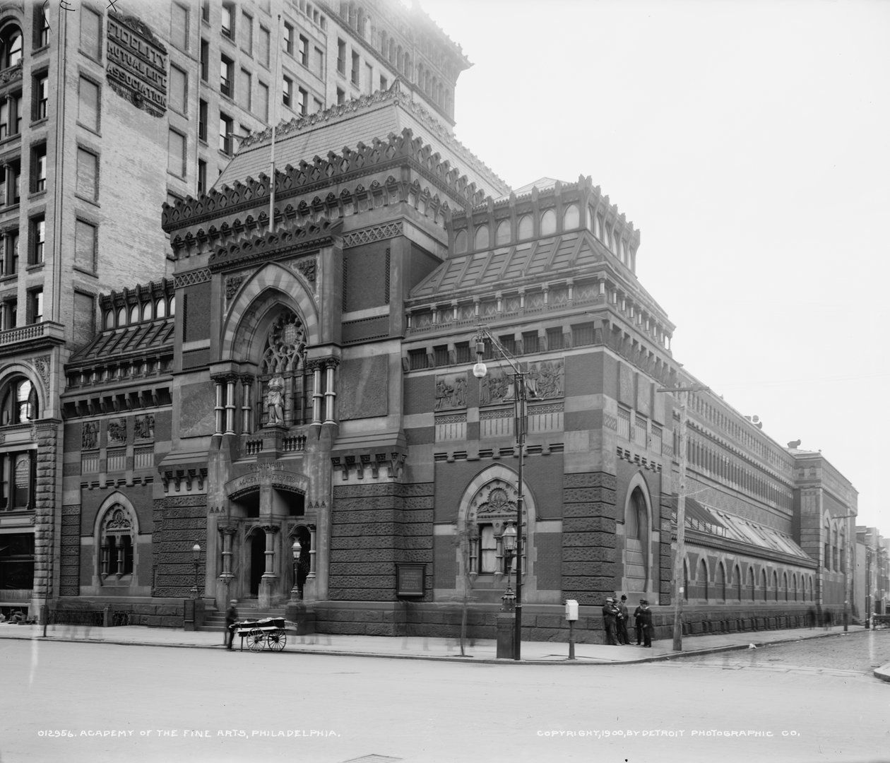Pennsylvania Academy of Fine Arts, Philadelphia, Pennsylvania, ca. 1900 (s/h-foto) af Detroit Publishing Co.