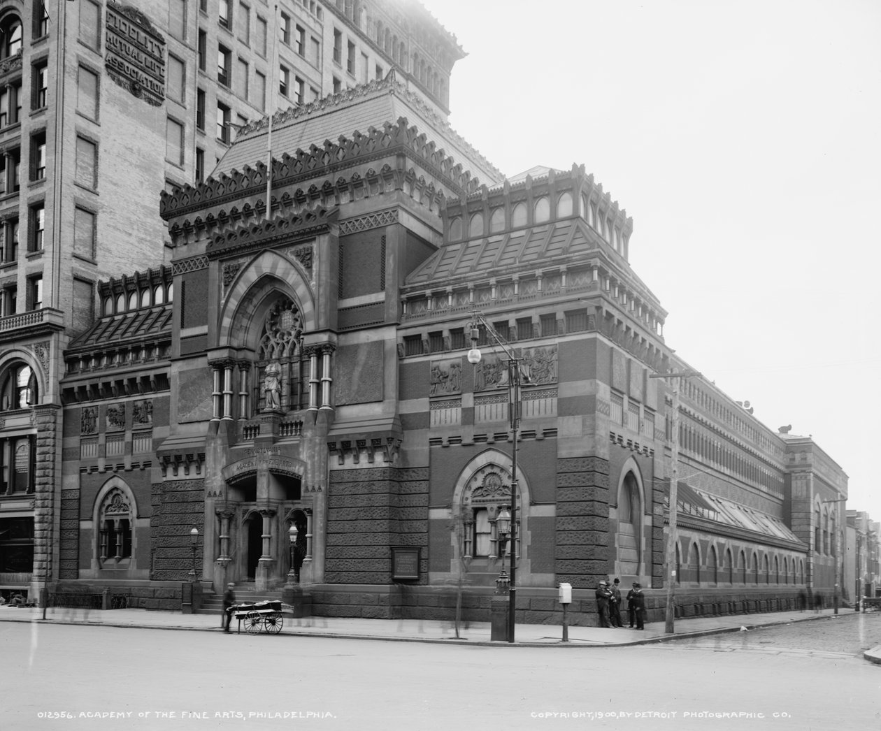 Pennsylvania Academy of the Fine Arts, Philadelphia, Pennsylvania, USA, ca. 1900 (s/h-foto) af Detroit Publishing Co.