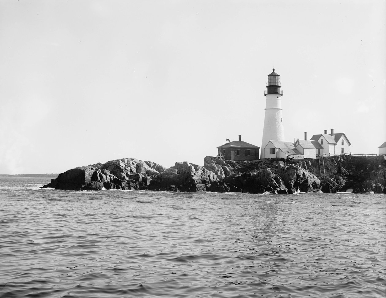 Portland Head Light, Portland, Maine, ca. 1900-10 af Detroit Publishing Co.