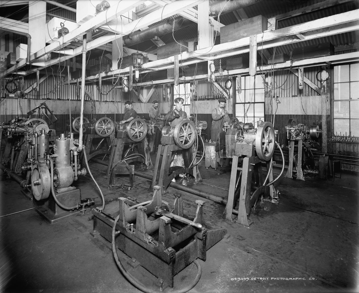 Testrummet, Leland & Faulconer Manufacturing Company, Detroit af Detroit Publishing Co.
