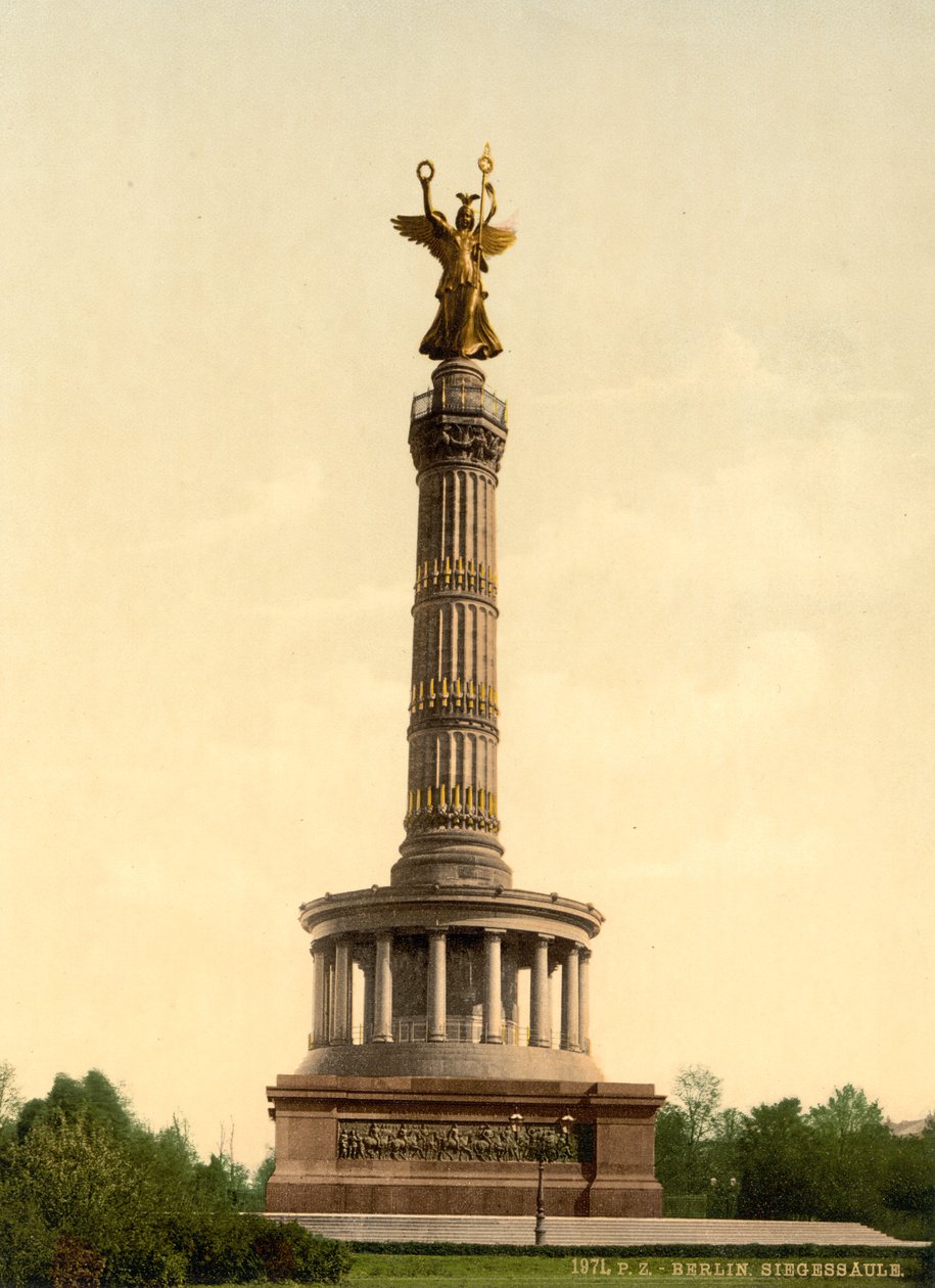 Triumfsøjlen, Berlin, Tyskland, ca. 1900 af Detroit Publishing Co.