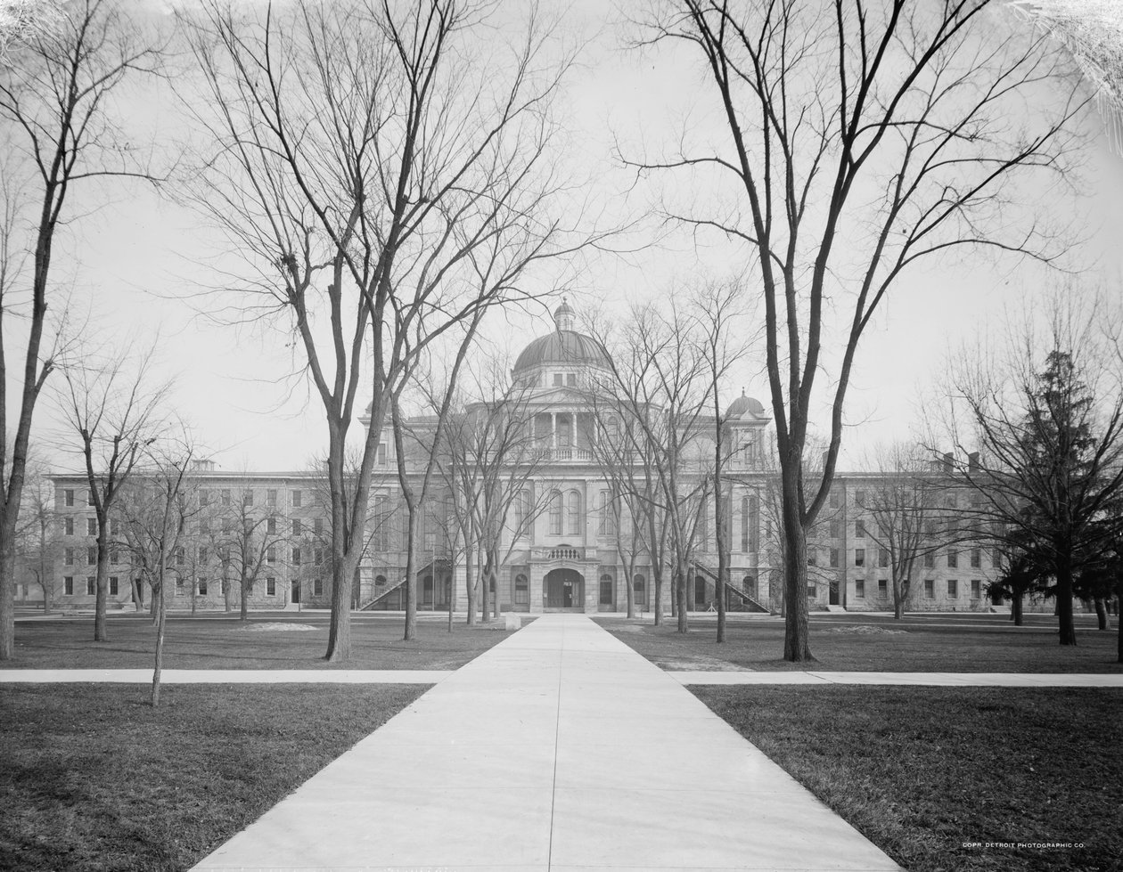 University Hall, University of Michigan, ca. 1905 af Detroit Publishing Co.