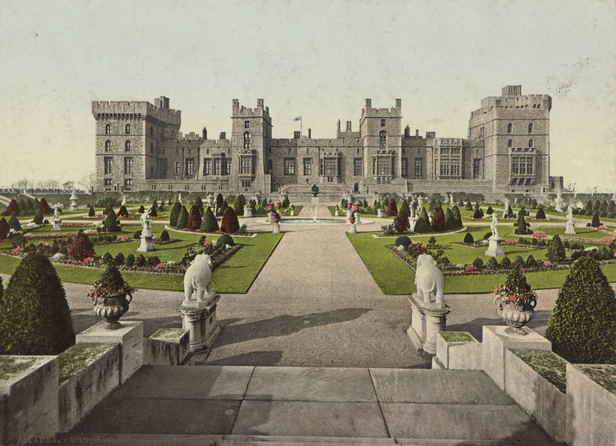 Windsor Castle East Terrace, ca. 1900 af Detroit Publishing Co.