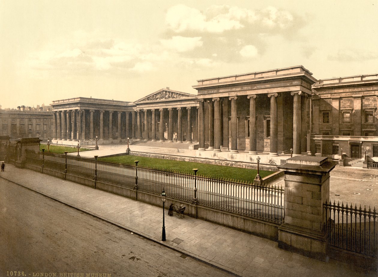 British Museum, London, ca. 1890-1900 (fotokrom) af Detroit Publishing Co.