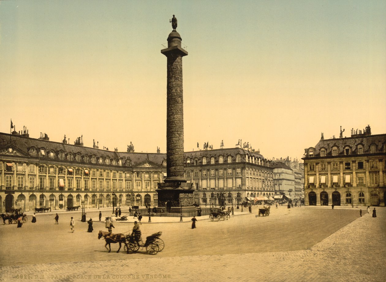 Place Vendome, Paris, ca. 1900 (fotokrom) af Detroit Publishing Co.