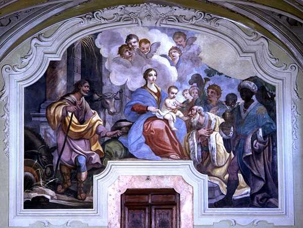 Tilbedelse af Magi, fra Refektoriet af Diacinto Fabbroni