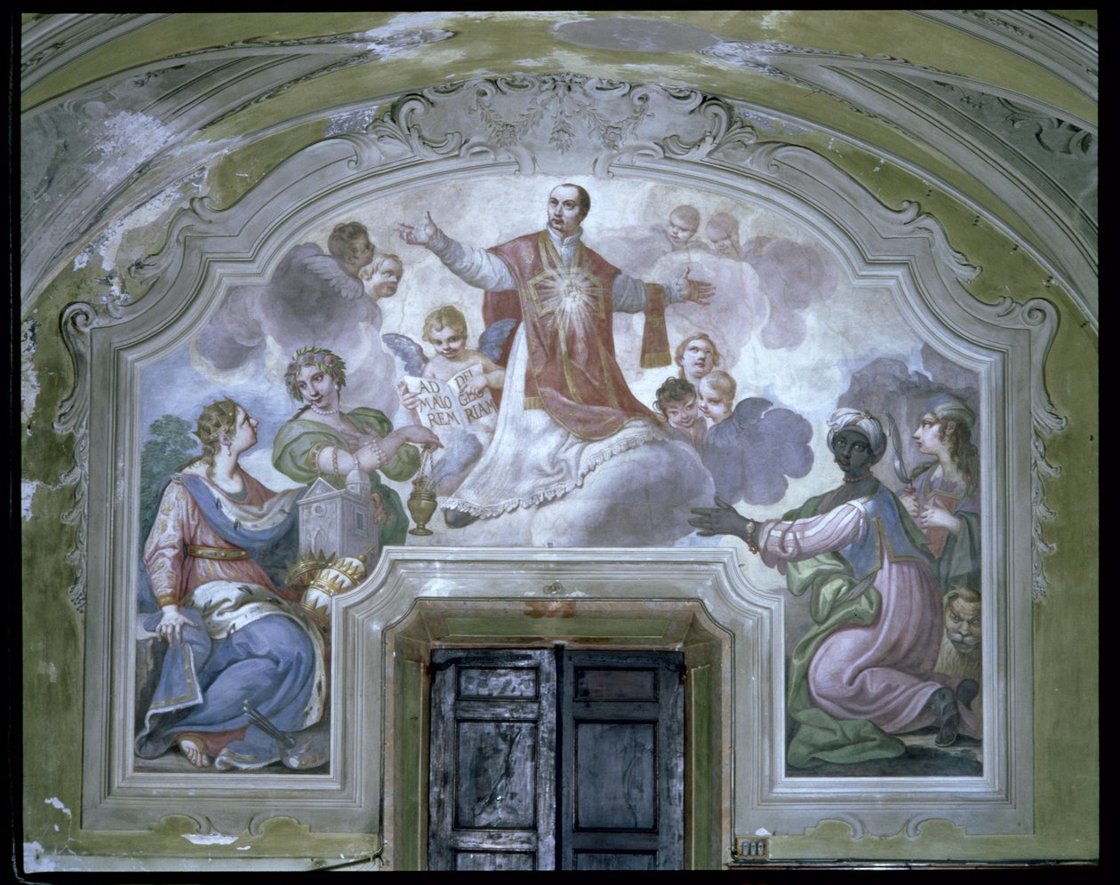Apoteosen af Skt. Ignatius af Loyola (ca. 1491-1556) fra refektoriet af Diacinto Fabbroni