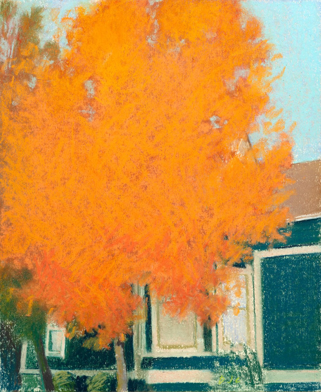 Its Fall Again, 2023 (pastel på papir) af Diana Jahns